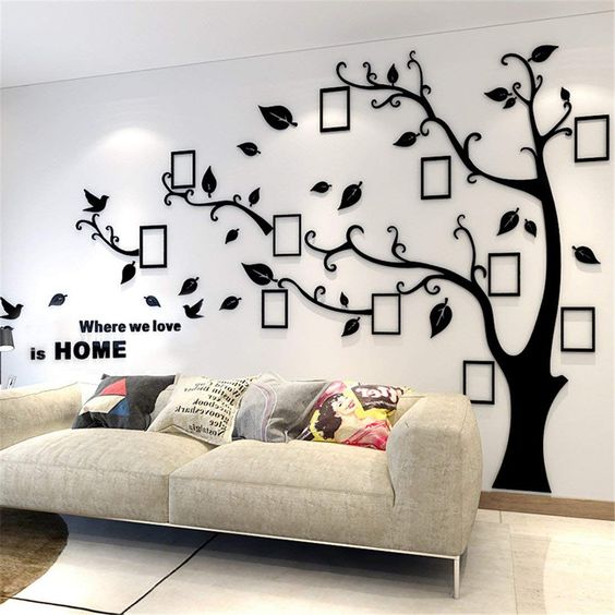 رسومات على الحائط مودرن - إلهام فني لديكور منزلك